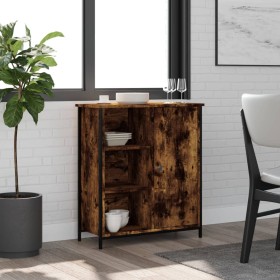 Smoked oak engineered wood sideboard 70x30x80 cm by , Sideboards - Ref: Foro24-835496, Price: 61,60 €, Discount: %