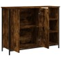 Aparador de madera de ingeniería roble ahumado 100x33x75 cm de , Aparadores - Ref: Foro24-835551, Precio: 79,42 €, Descuento: %