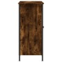 Aparador de madera de ingeniería roble ahumado 100x33x75 cm de , Aparadores - Ref: Foro24-835551, Precio: 79,42 €, Descuento: %