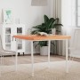 Solid beech wood square table top 80x80x4 cm by , Table tops - Ref: Foro24-355982, Price: 136,97 €, Discount: %