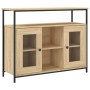 Engineered wood sideboard in Sonoma oak, 100x35x80 cm. by , Sideboards - Ref: Foro24-835505, Price: 109,84 €, Discount: %