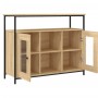 Aparador de madera de ingeniería roble Sonoma 100x35x80 cm de , Aparadores - Ref: Foro24-835505, Precio: 107,90 €, Descuento: %