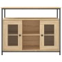 Aparador de madera de ingeniería roble Sonoma 100x35x80 cm de , Aparadores - Ref: Foro24-835505, Precio: 107,90 €, Descuento: %