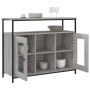 Engineered wood sideboard in Sonoma grey, 100x35x80 cm. by , Sideboards - Ref: Foro24-835507, Price: 111,99 €, Discount: %