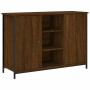 Aparador de madera de ingeniería marrón roble 100x35x70 cm de , Aparadores - Ref: Foro24-835518, Precio: 81,38 €, Descuento: %