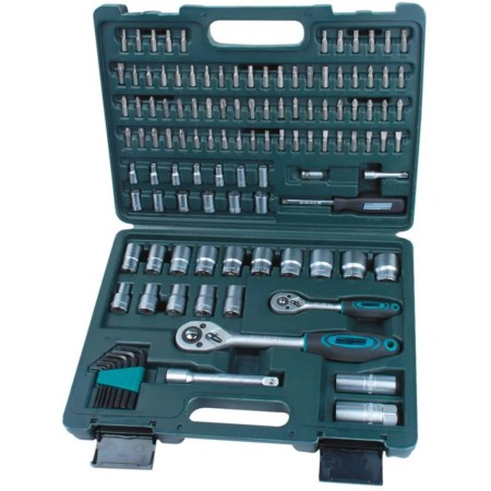 Brüder Mannesmann 115-Piece Socket and Ratchet Wrench Set 98415 by Brüder Mannesmann, Nut wrenches - Ref: Foro24-408629, Pric...