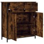 Aparador de madera de ingeniería roble ahumado 70x30x80 cm de , Aparadores - Ref: Foro24-835526, Precio: 79,17 €, Descuento: %