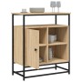 Aparador de madera de ingeniería roble Sonoma 69x35x80 cm de , Aparadores - Ref: Foro24-835545, Precio: 68,39 €, Descuento: %