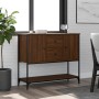 Engineered wood brown oak sideboard 100x36x85 cm by , Sideboards - Ref: Foro24-835558, Price: 97,99 €, Discount: %