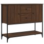 Engineered wood brown oak sideboard 100x36x85 cm by , Sideboards - Ref: Foro24-835558, Price: 97,99 €, Discount: %