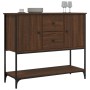 Engineered wood brown oak sideboard 100x36x85 cm by , Sideboards - Ref: Foro24-835558, Price: 97,99 €, Discount: %