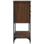 Aparador de madera de ingeniería marrón roble 100x36x85 cm de , Aparadores - Ref: Foro24-835558, Precio: 95,82 €, Descuento: %