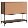 Engineered wood brown oak sideboard 100x36x85 cm by , Sideboards - Ref: Foro24-835558, Price: 97,99 €, Discount: %