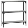 Engineered wood gray Sonoma console table 75x22.5x75 cm by , Side tables - Ref: Foro24-834033, Price: 39,20 €, Discount: %