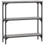 Engineered wood gray Sonoma console table 75x22.5x75 cm by , Side tables - Ref: Foro24-834033, Price: 39,20 €, Discount: %