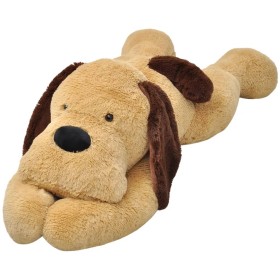 Perro de peluche marrón 120 cm de vidaXL, Animales de peluche - Ref: Foro24-80143, Precio: 62,28 €, Descuento: %