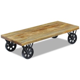 Mesa de centro madera de mango 120x60x30 cm de vidaXL, Mesas de centro - Ref: Foro24-243335, Precio: 186,69 €, Descuento: %