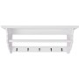 Perchero estilo barroco MDF blanco de vidaXL, Percheros para sombreros y abrigos - Ref: Foro24-242644, Precio: 41,39 €, Descu...