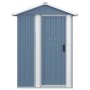 Garden shed gray galvanized steel 126x97.5x177 cm by , Sheds - Ref: Foro24-316234, Price: 188,63 €, Discount: %