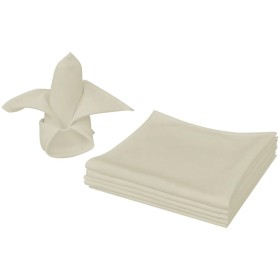 Napkins 25 units cream 50x50 cm by vidaXL, cloth napkins - Ref: Foro24-131439, Price: 32,99 €, Discount: %