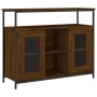 Brown oak engineered wood sideboard 100x35x80 cm by , Sideboards - Ref: Foro24-835508, Price: 93,51 €, Discount: %