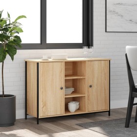 Sonoma Oak Engineered Wood Sideboard 100x35x70 cm by , Sideboards - Ref: Foro24-835515, Price: 92,58 €, Discount: %