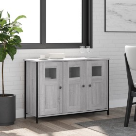 Sonoma gray engineered wood sideboard 100x35x70 cm by , Sideboards - Ref: Foro24-835522, Price: 98,87 €, Discount: %