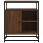 Aparador de madera de ingeniería roble marrón 100x35x80 cm de , Aparadores - Ref: Foro24-835548, Precio: 69,01 €, Descuento: %