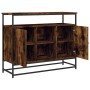 Aparador de madera de ingeniería roble ahumado 100x35x80 cm de , Aparadores - Ref: Foro24-835541, Precio: 90,11 €, Descuento: %