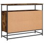 Smoked oak engineered wood sideboard 100x35x80 cm by , Sideboards - Ref: Foro24-835541, Price: 90,11 €, Discount: %