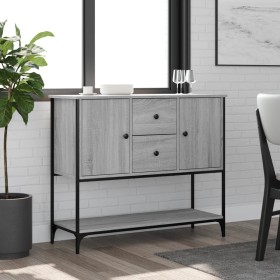 Engineered wood sideboard in Sonoma grey, 100x36x85 cm. by , Sideboards - Ref: Foro24-835557, Price: 101,99 €, Discount: %