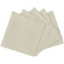 Servilletas 50 unidades crema 50x50 cm de vidaXL, Servilletas de tela - Ref: Foro24-131440, Precio: 60,81 €, Descuento: %