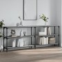 Sonoma gray engineered wood console table 200x29x75 cm by , Side tables - Ref: Foro24-834113, Price: 90,79 €, Discount: %