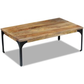 Mesa de centro madera de mango 100x60x35 cm de vidaXL, Mesas de centro - Ref: Foro24-243338, Precio: 164,99 €, Descuento: %