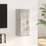 Concrete gray engineered wood wall cabinet 35x34x90 cm by , Shelves and shelves - Ref: Foro24-812469, Price: 47,23 €, Discoun...