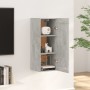 Concrete gray engineered wood wall cabinet 35x34x90 cm by , Shelves and shelves - Ref: Foro24-812469, Price: 47,23 €, Discoun...