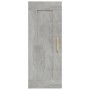 Concrete gray engineered wood wall cabinet 35x34x90 cm by , Shelves and shelves - Ref: Foro24-812469, Price: 47,23 €, Discoun...