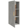 Concrete gray engineered wood wall cabinet 35x34x90 cm by , Shelves and shelves - Ref: Foro24-812469, Price: 47,23 €, Discoun...