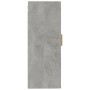 Concrete gray engineered wood wall cabinet 35x34x90 cm by , Shelves and shelves - Ref: Foro24-812469, Price: 47,23 €, Discoun...