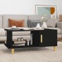 Black plywood coffee table 90x50x40 cm by , Coffee table - Ref: Foro24-812745, Price: 58,99 €, Discount: %