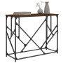 Oak brown engineered wood console table 100x40x80 cm by , Side tables - Ref: Foro24-834119, Price: 54,45 €, Discount: %