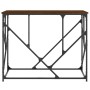 Mesa consola madera de ingeniería marrón roble 100x40x80 cm de , Mesas auxiliares - Ref: Foro24-834119, Precio: 54,45 €, Desc...