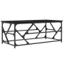 Black plywood coffee table 100x50x40 cm by , Coffee table - Ref: Foro24-834125, Price: 52,99 €, Discount: %