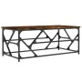 Smoked oak plywood coffee table 100x50x40 cm by , Coffee table - Ref: Foro24-834127, Price: 52,41 €, Discount: %