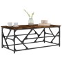 Smoked oak plywood coffee table 100x50x40 cm by , Coffee table - Ref: Foro24-834127, Price: 52,41 €, Discount: %