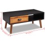 Solid acacia wood coffee table 90x50x40 cm by vidaXL, Coffee table - Ref: Foro24-243173, Price: 114,89 €, Discount: %