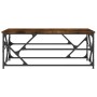 Smoked oak plywood coffee table 100x50x40 cm by , Coffee table - Ref: Foro24-834127, Price: 52,41 €, Discount: %