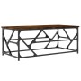 Smoked oak plywood coffee table 100x50x40 cm by , Coffee table - Ref: Foro24-834127, Price: 52,41 €, Discount: %