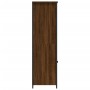 Aparador alto madera contrachapada marrón roble 62x36x121,5 cm de , Aparadores - Ref: Foro24-834214, Precio: 83,97 €, Descuen...