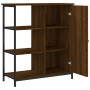 Aparador de madera de ingeniería marrón roble 70x30x80 cm de , Aparadores - Ref: Foro24-835493, Precio: 66,96 €, Descuento: %